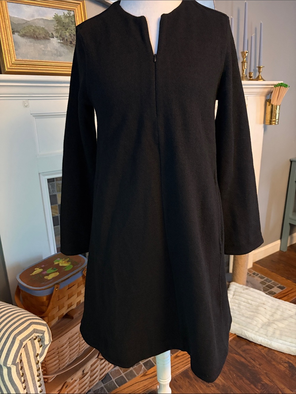 COS Long Sleeve Wool Blend Dress size Small